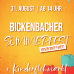 Bickenbacher Sommerfest (unser Dorf feiert)