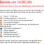 Sommerfest am 31.8.2024 – Das Programm steht